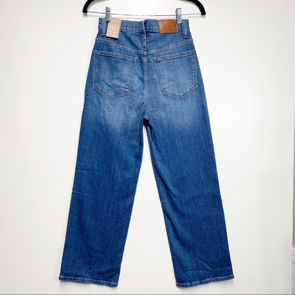 NWT Madewell Slim Wide-Leg Jeans in Olympia Wash Style L4312 - Picture 9 of 15